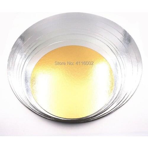 300pcs Round Gold Sliver Cake Board For Presenting Decorated Cakes Moving Plate Turntables Baking Tools 8inch 10inch