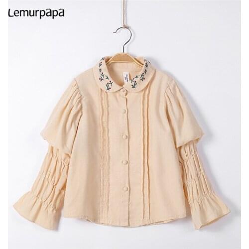 Блузки для девочек Lemurpapa Jerry China At AliExpress