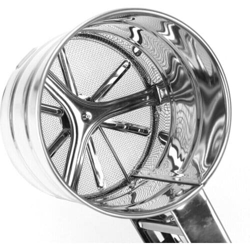 Mechanical Flour Sugar Sifting Mesh Sifter Stainless Steel Baking Cup for Icing Sugar Shaker Sieve Home Kitchen Tool Accessories