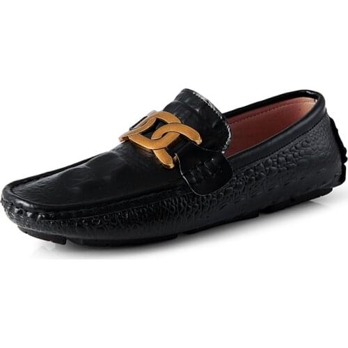 Winter Warm Shoes Men Leather Moccasins Male Slip-on Fur Loafers Casual Flats Driving Boat Shoes Big Size 45