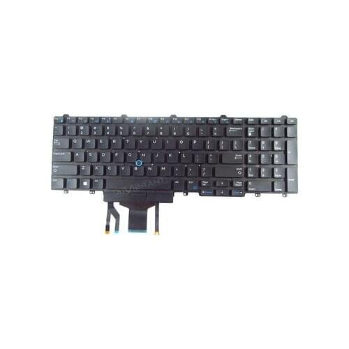 NEW FOR Dell Precision 7510 7520 7710 M7720 US ENGLISH Backlit Keyboard US