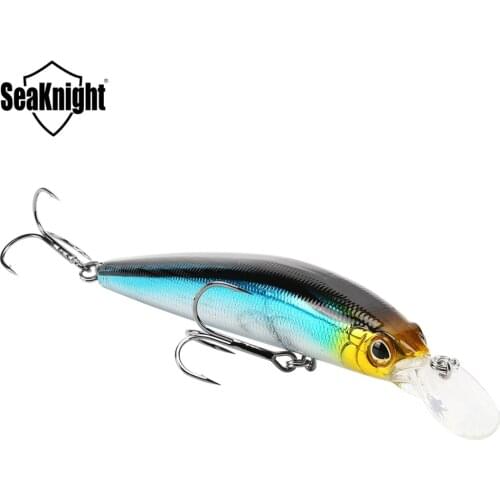 SeaKnight SK023 Minnow Fishing Lure 1PC 22.5g 125mm 0-1.5M Floating Lure Big Minnow Swimbait Hard Bait Lure Anti-corrosion Hook