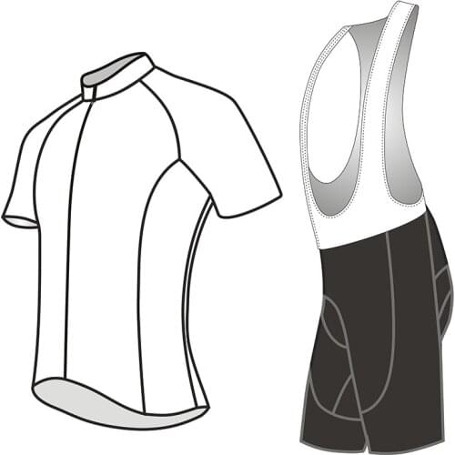 Factory Custom Cycling Jersey DIY Short Sleeve Jersey 19D Gel Pad Bib Shorts Bike Racing Team Biker Male Female Cycling Suit