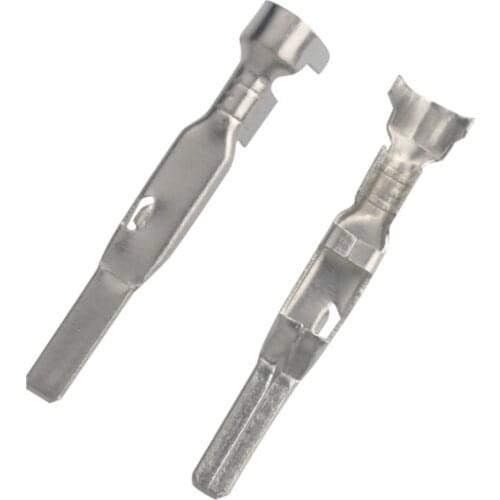 100 PCS Copper Terminal Car Connector Insertion Plug male Pin 2.8 Series DJ611B-2.8 0.6B