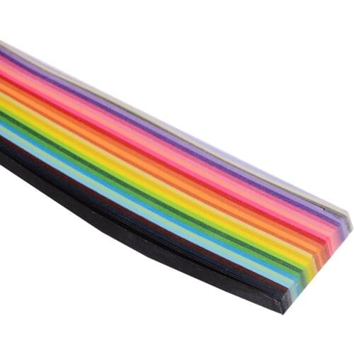 160 Strips Colorful Quilling Paper 2-Sizes Rolling Papercraft DIY Craft Tool Scrapbooks Handmade Decoration Ornament