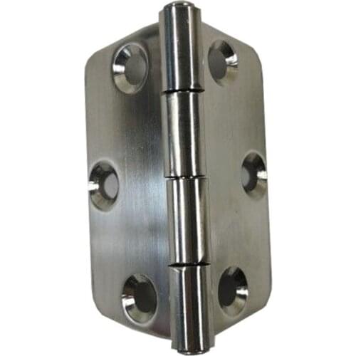 6 Hole Stainless Steel Butt Hinge for Marine Boat Door Accessory 2.9x2.9inch