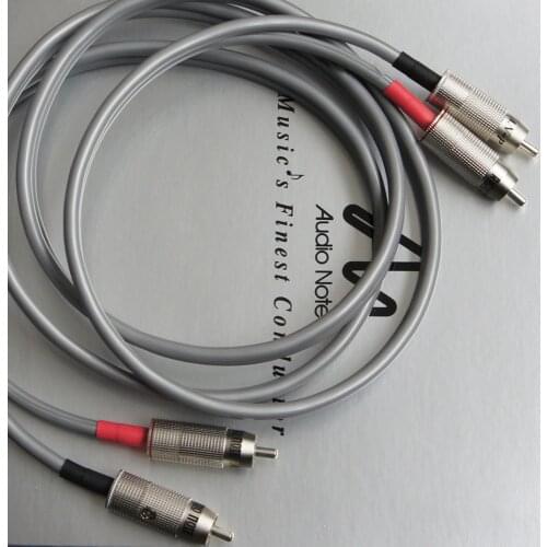 Audio Note Audiocable Audio Note AN-Vx Solid Silver 99.99% Audio Cables RCA Interconnects with Box - 1M