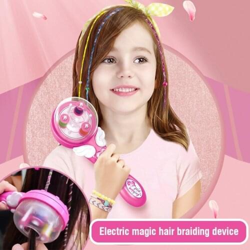 Automatic Hair Braider DIY Braiding Hairstyle Tool Twist Braider Machine Hair Braid Weave Toys For Girl Child Gift