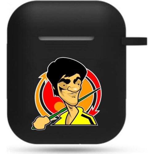 Chinese Kung Fu star Cartoon Earphone case Protective Headset Cover boy girls Bluetooth Airpods Earphone Case Headphone Case