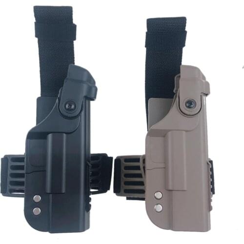 New Tactical Gun Holster For Glock 17 19 22 23 31 Airsoft Pistol Leg Holster Combat Gun Case Thigh Gun Bag Hunting Accessories
