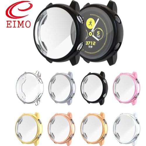 Cover For Samsung galaxy watch active case bumper Accessories Protector Full coverage soft silicone Screen Protection case