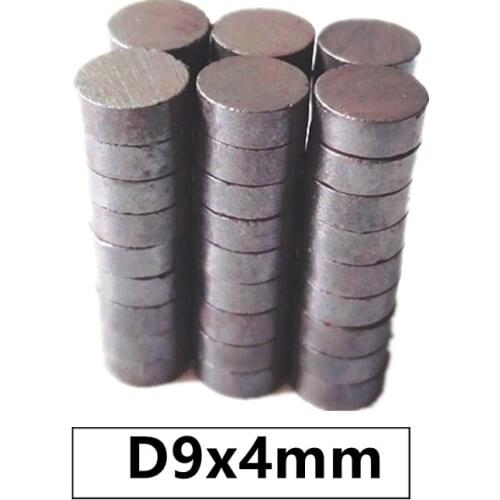 10pcs/lot Y30 Disk Ferrite Magnet 9*4 mm Permanent magnet 9mm x 4mm Black Round Speaker 9x4 mm