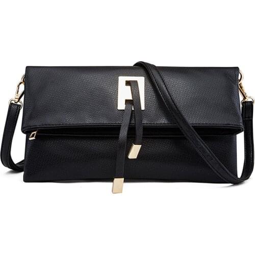 Summer Shoulder Bag for Women Fashion Daily Use PU Leather Messenger Bag Handbag Solid Crossbody Bags