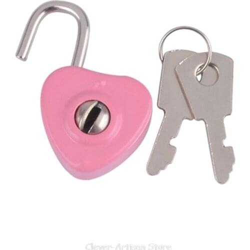 Metal Mini Padlock Small Luggage Box Key Lock with Key Bag Suitcase Decor Accessories Au 31 20 Dropship