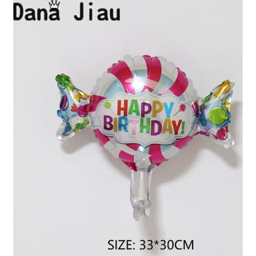 Mini Cute Flamingo Dolphin /candy Foil Balloons Happy Birthday Party Decoration Ocean Animal Air Ball Holiday childrens' Toy