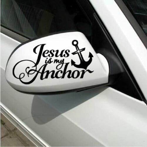 New Pattern Art Car Wall Sticker Christian Jesus Religious Prayer Car Stickers Car Bumper Stickers Windows Wall Sticker Y-90