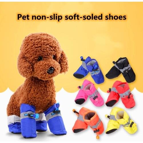 Pet Dog Shoes Waterproof Chihuahua Anti-Slip Boots Zapatos Para Perro Puppy Cat Socks Botas Sapato Para Cachorro Chaussure Chien