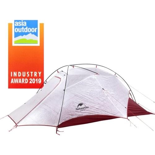 Naturehike Cloud Up Wing 2 Person Cuben/15D Nylon Camping Tent Ultralight Pole 2 Man Hiking Camp Tent Cloud Up SERIES