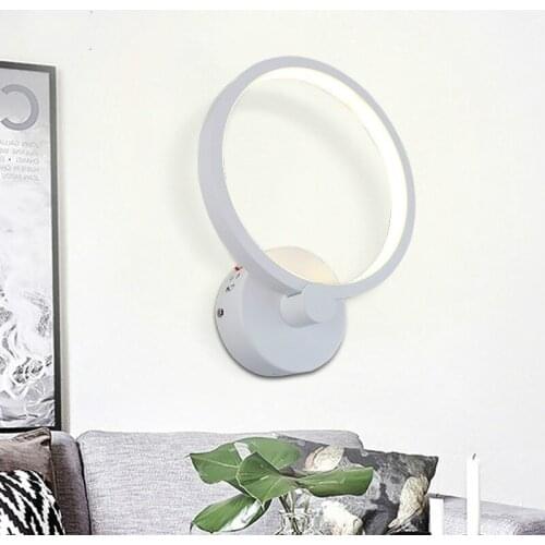 Simple Personality Led Wall Lamp Creative Bedroom Bedside Lighting Corridor Stairway Bar Led Decor Wall Lights Modern Sconces