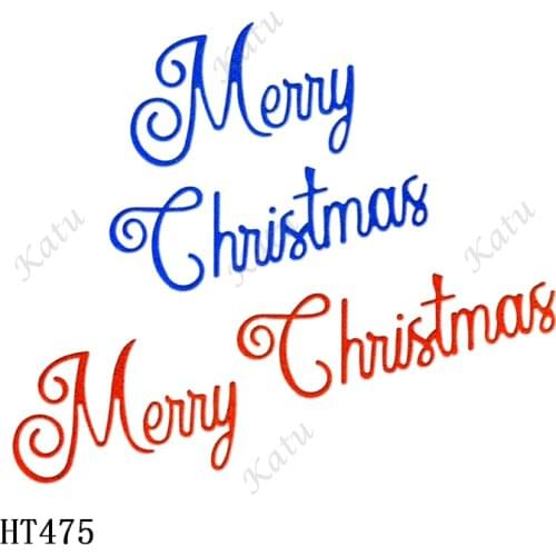 Merry Christmas Cutting dies - New Die Cutting And Wooden Mold,HT475 Suitable For Common Die Cutting Machines On The Market