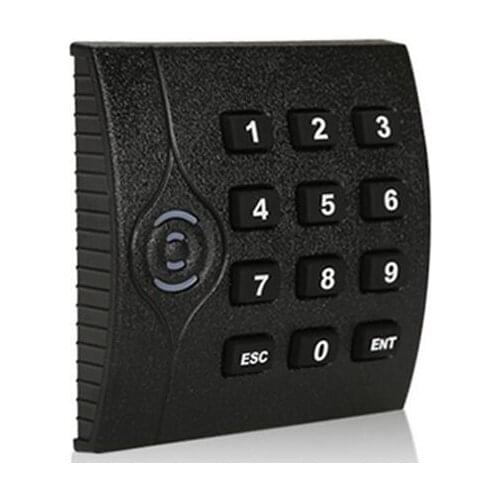 RFID keypad reader,ID/em reader,125K, waterpoof for access control system WG26 output, black color 2 LED ,sn:K202, min:5pcs