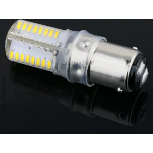 New BA15 5W 3014 64 SMD LED Crystal Lamps Energy Saving Corn Light Bulbs Light 220-240V warm white/white 2pcs/lot