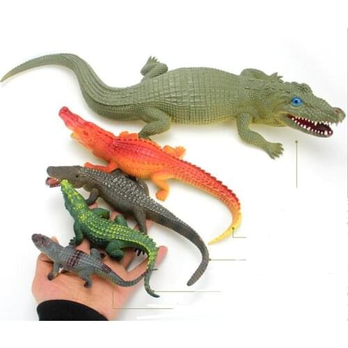 Party Birthday Favors Realistic Alligator Action Figure PVC Wild Crocodile kids School Prizes Rewards Halloween Dcoration