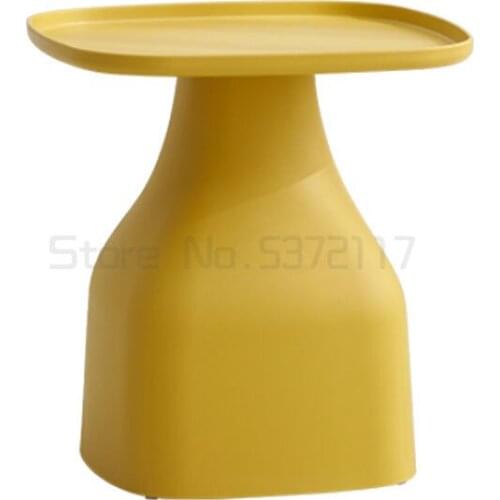 Nordic tea table modern simple creative living room household fashion round table round sofa edge table