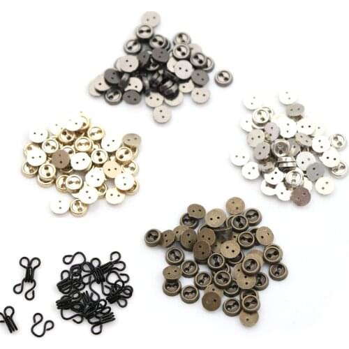 10/50pcsdoll Buckle About 5/6CM Diy Bjd Blyth Shoes Accessories Mini Ultra-Small Japanese Metal Buckle Belt Shoes