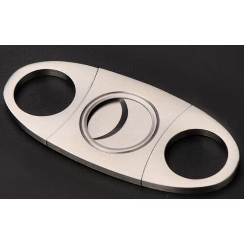 100pcs Stainless Steel Cigar Tobacco Cutter Knife Small Double Blades Cigar Cutter Scissors Cut Tobacco Cigar Devices fang