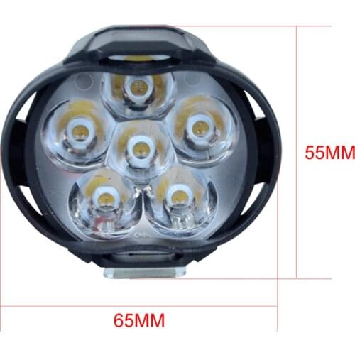 2 lot LED Motorcycle Headlight Assembly Fog DRL Lamp for Scooter Motorbike