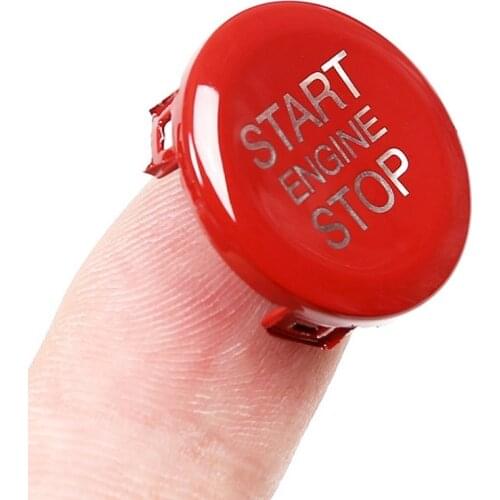 3 Color ABS Car Engine Start Stop Push Button Ring Trim for Alfa Romeo Giulia Stelvio Car Accessories Interior Stickers Hot Sale