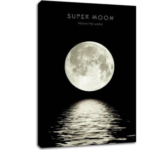 Diy Diamond Painting Black and White Moon Mosaic Diamond Embroidery Rhinestones Pictures Full Square/Round Needlework Craft Kit