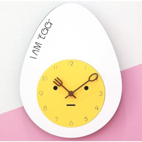 Mute Wall Clock Living Room Modern Personality Bedroom Wall Digital Clock Lovely Kids Room Cartoon Reloj De Pared Wall Watch