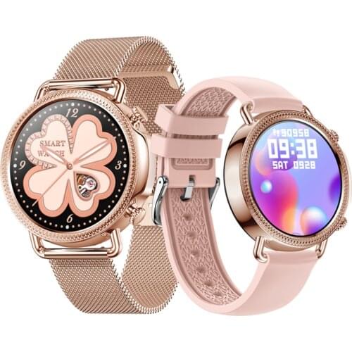 Womens Health Watches Body Temperature Female Menstural Reminder DIY Watchface Weather Forecast Waterproof IP67 Wirstwatch