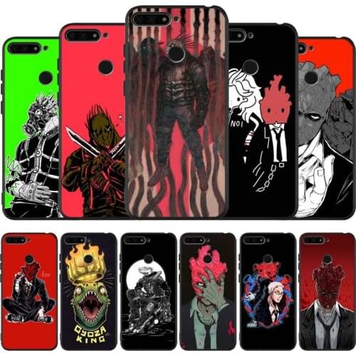 Dorohedoro Anime Black Silicone Phone Case For Honor 30 20 Pro 8X 9X X10 10 20 Lite 10i Nova 5T Y6 7 9 Prime 2019 TPU Cover