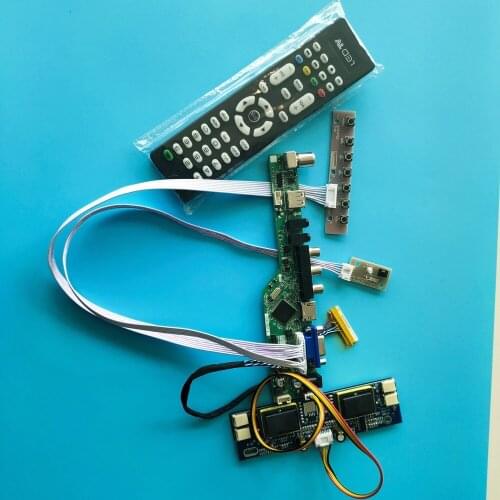 For M190PW01 V2 Controller Board VGA kit VGA AV 1440X900 19" Digital Signal HDMI LCD 4 lamps Resolution TV 30pin