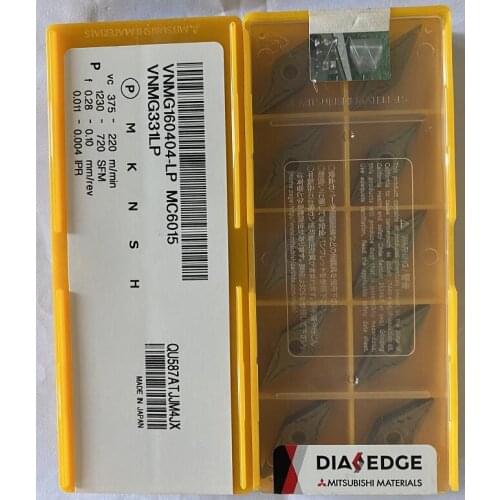 10PCS VNMG160404-LP MC6015 100% original Milling Cutters Blade Insert Cutting Tool Milling Inserts