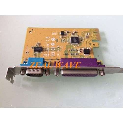 Santai SUNIX 25-pin LPT Parallel Port + 9-pin COM Serial Port Two-in-one Expansion Card MIO6469A WIN7