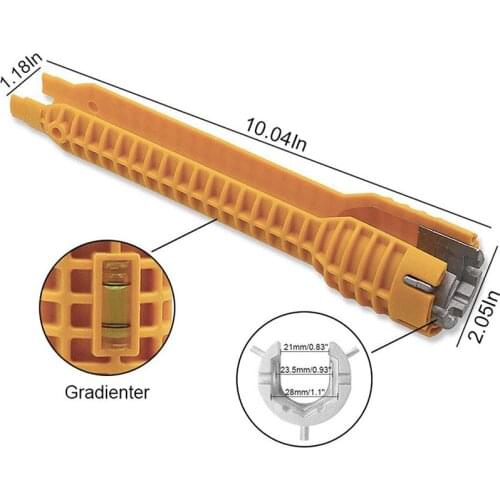Faucet And Sink Installer Wrench Adjustable Water Pipe Spanner Double Head Allen Key Set Multitools 360 Plumber Tools