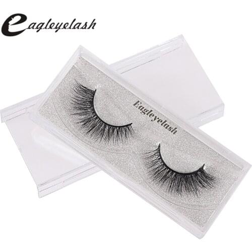 Fashion 3D False Eyelashes Mink Hair Makeup Natural Thick Cross Eye Lashes Extension Handmade High Quality beauty makeup xm069