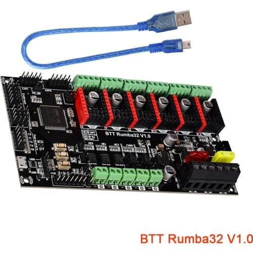 BIGTREETECH BTT Rumba32 V1.0 3D Printer 32bit Control Board Marlin 2.0 TMC2208 TMC2209 UART Support RGB Light MKS TFT35 12864LCD