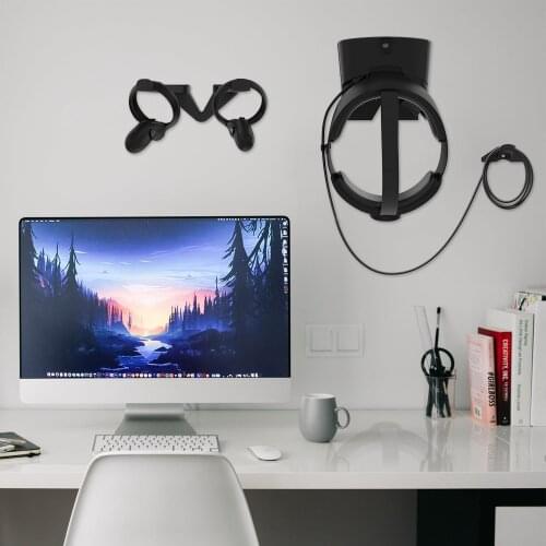 3D printing Helmet handle wall mounting accessories can be glued fixed with screws neat and space saving apply to Oculus Rift S