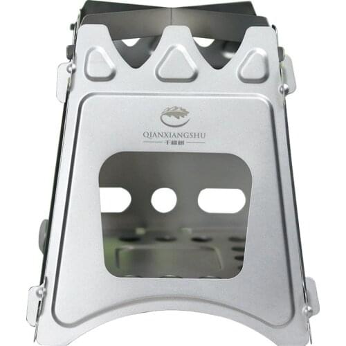 Titanium Camping Wood Stove Portable Backpacking Outdoor Survival Firewood Furnace Lightweight Picnic Cooking Trekking Hiking