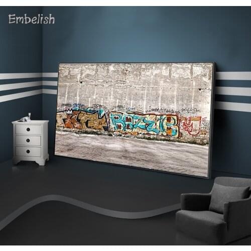 Embelish 1 Pieces Hot Colorful Abstract Graffiti Wall Pictures For Living Room HD Print Canvas Paintings Home Decor Posters
