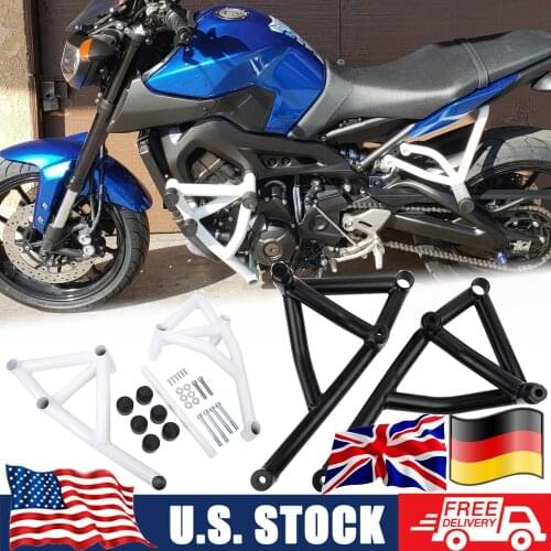 Stunt Cage Engine Guard Crash bar for Yamaha MT09 FZ09 MT FZ 09 Tracer MT-09 FZ-09 Falling Protection Motorcycle Accessories