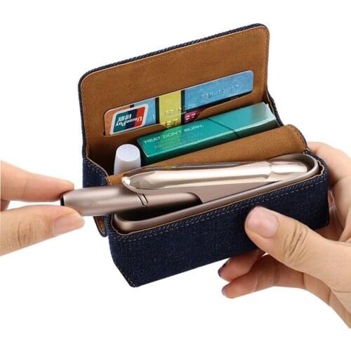 1Pc Fashion Pouch Bag Protective Holder Cover Box Wallet Cover Case Bag Holder PU Leather Case For Iqos 3