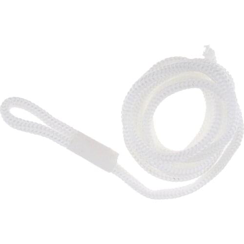 1/4 INCH X 5 FT White Double Braided Fender Line, Boat Mooring Line Spliced Eye