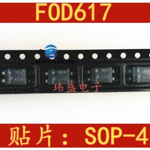 20PCS FOD617BSD FOD617B light coupling 617 b SOP-4 FOD617ASD in stock 100% new and original