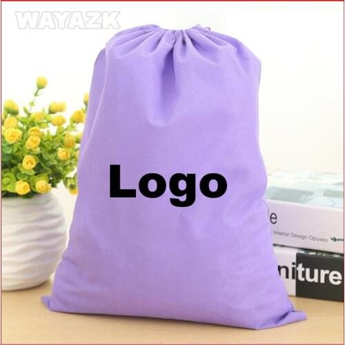 500pcs/lot) personalized eco friendly reusable drawstring draw string bags
